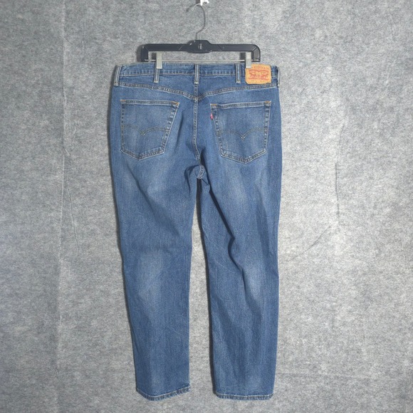 Levi's 541 Athletic Taper Jeans Men 38x30 Blue Denim Medium Wash Stretch Classic - Picture 2 of 11